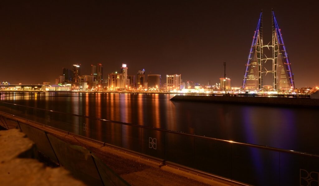 Bahrain country night view