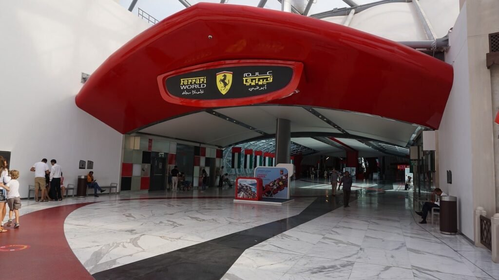 ferrari world in abu dhabi in uae